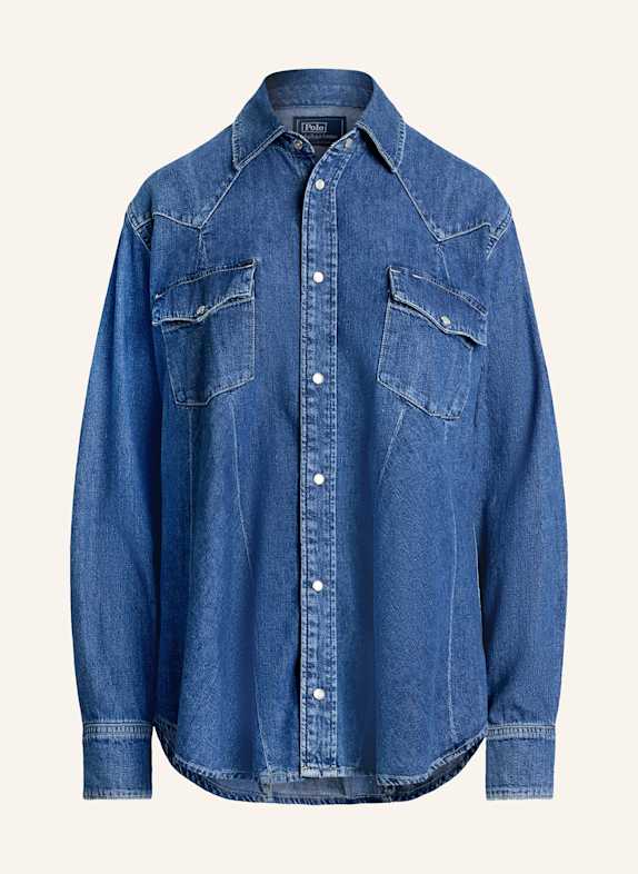 POLO RALPH LAUREN Jeansbluse BLAU