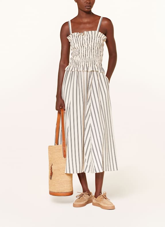 POLO RALPH LAUREN Kleid SCHWARZ / WEISS