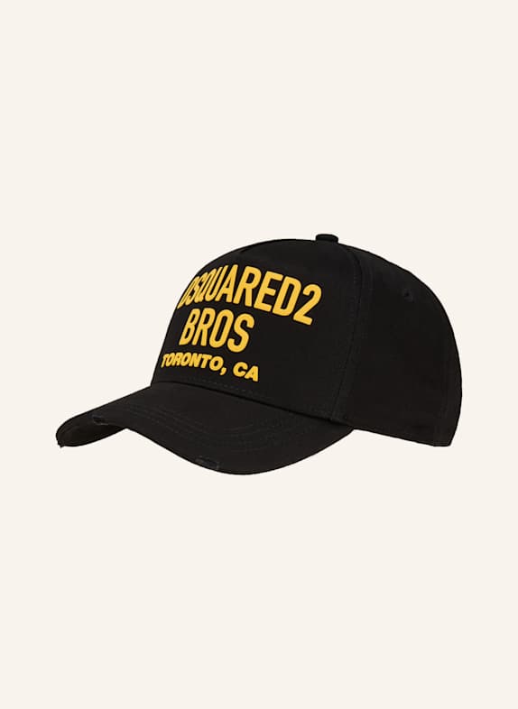 DSQUARED2 Cap SCHWARZ/ GELB