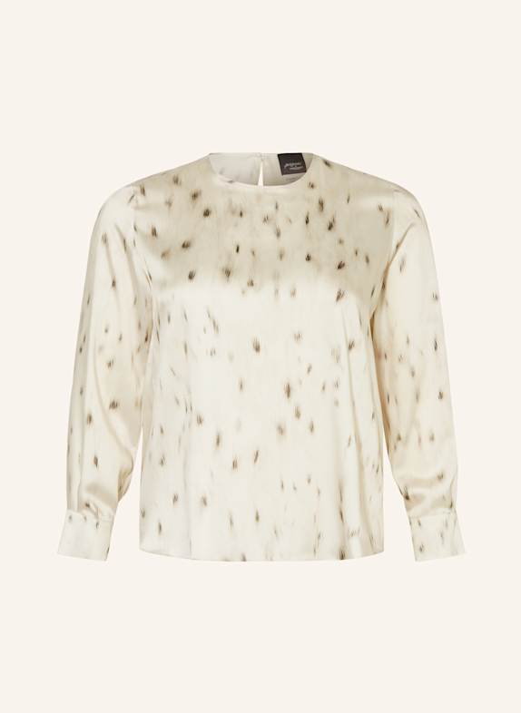 Shirt dress VALLO NERBARE shirt blouse in satin ECRU