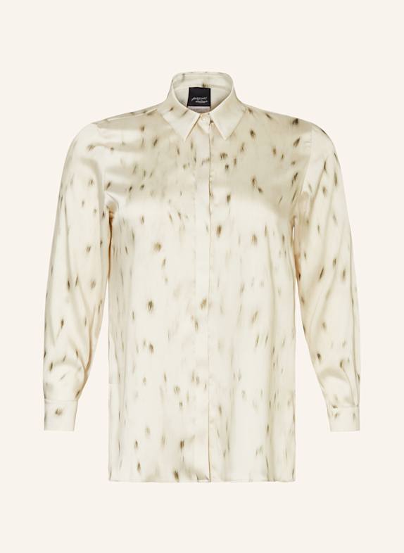 Shirt dress VALLO FORMICA satin shirt blouse ECRU