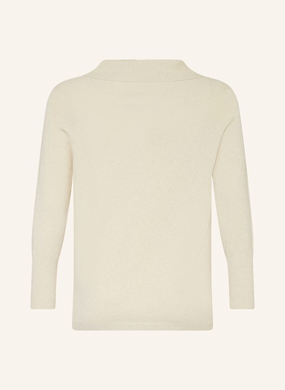 PERSONA MARINA RINALDI Off-shoulder-sweater BIRD med glittergarn ECRU