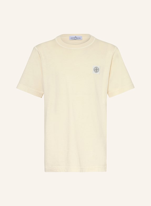 STONE ISLAND JUNIOR T-Shirt ECRU