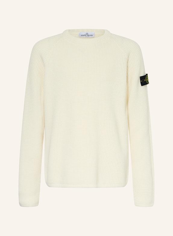 STONE ISLAND JUNIOR Pullover ECRU