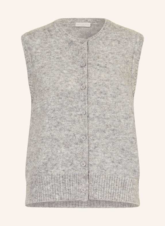 MILANO ITALY Knit vest GRAY