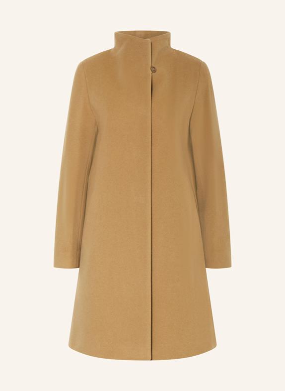 Palm Angels T-Shirts Wool coat CAMEL