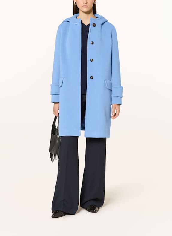 ICONS CINZIA ROCCA Wollmantel HELLBLAU