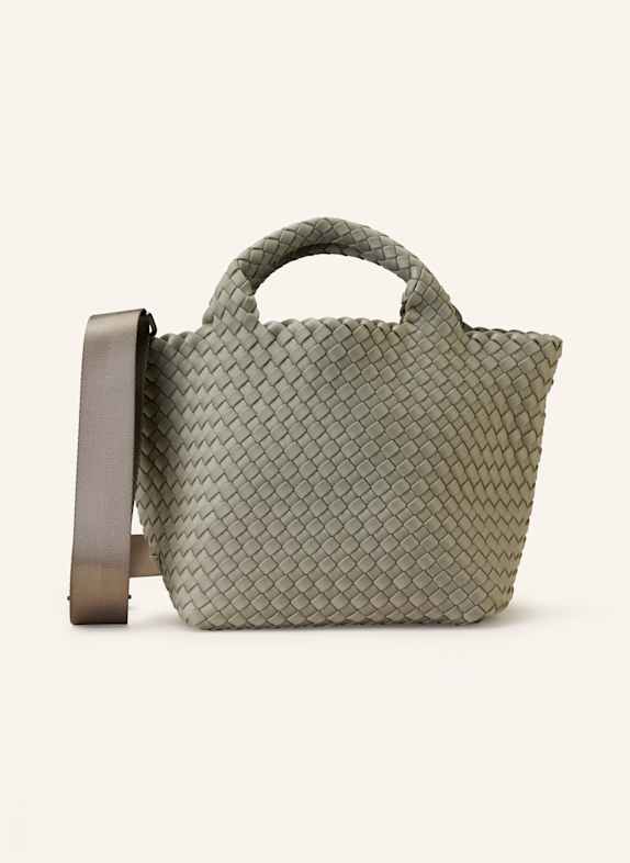 Naghedi Handbag ST BARTHS SMALL with pouch LIGHT GREEN
