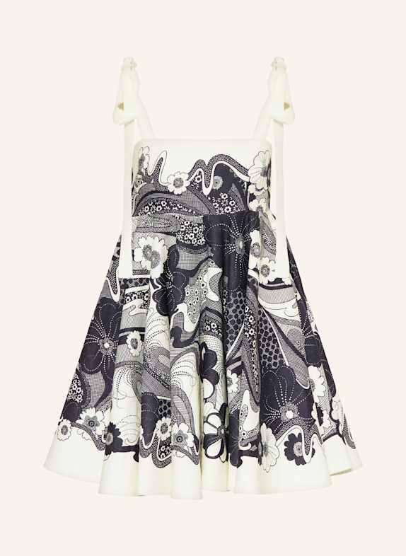 ALÉMAIS Leinenkleid MICKEY ECRU/ DUNKELBLAU