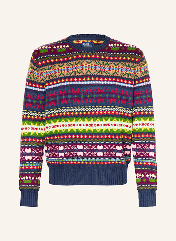 POLO RALPH LAUREN Pullover DUNKELBLAU/ ROT/ GRÜN