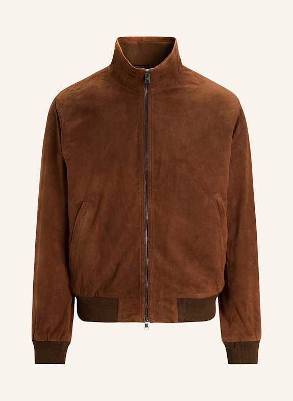 POLO RALPH LAUREN Lederblouson BRAUN