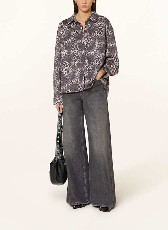 ELIAS RUMELIS Shirt blouse NATHALIA TAUPE / CREAM / DARK GRAY