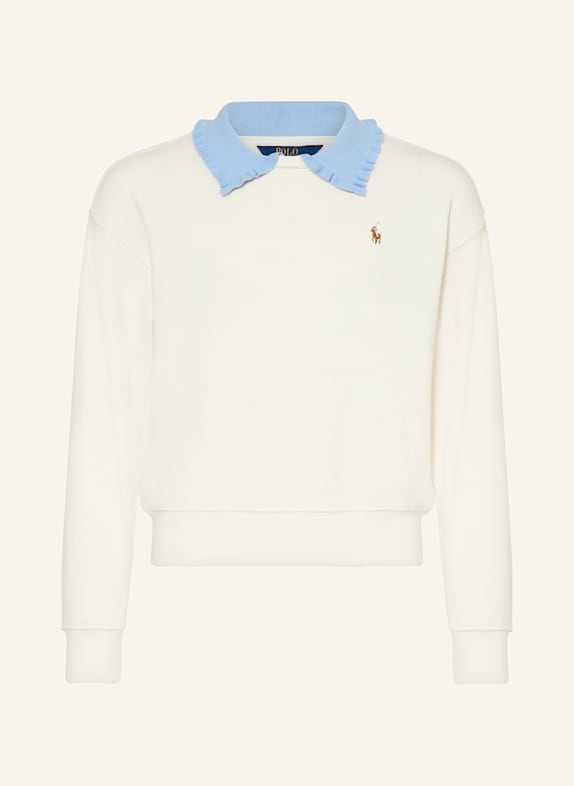 POLO RALPH LAUREN Pullover WEISS/ HELLBLAU