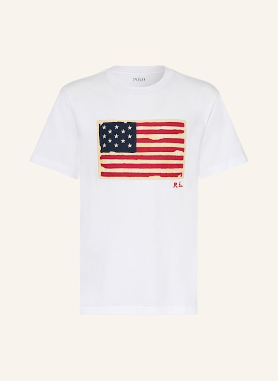 POLO RALPH LAUREN T-Shirt WEISS/ ROT/ BLAU