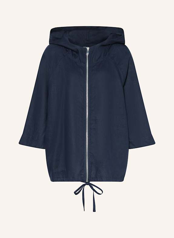 lilienfels Overjacket aus Leinen DUNKELBLAU