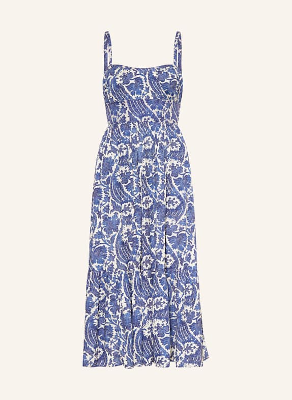 ULLA JOHNSON Kleid NADINE BLAU/ CREME
