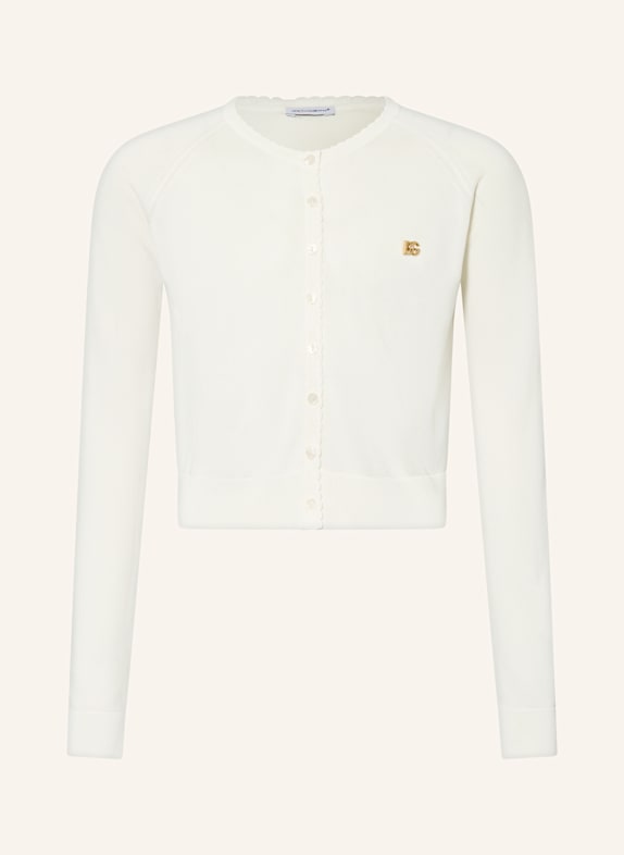 DOLCE & GABBANA Strickjacke WEISS