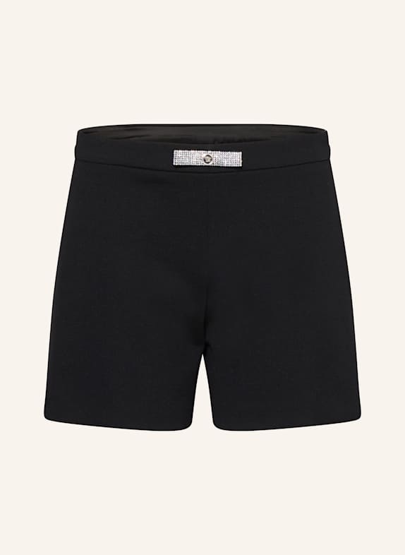 VERSACE Szorty z dżerseju CZARNY