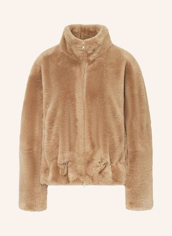 MARC AUREL Kunstfell-Jacke BRAUN