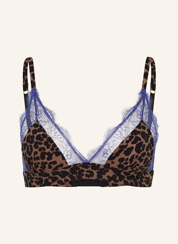 OH APRIL Triangel-BH LOVE LACE BRAUN/ DUNKELBRAUN/ BLAU