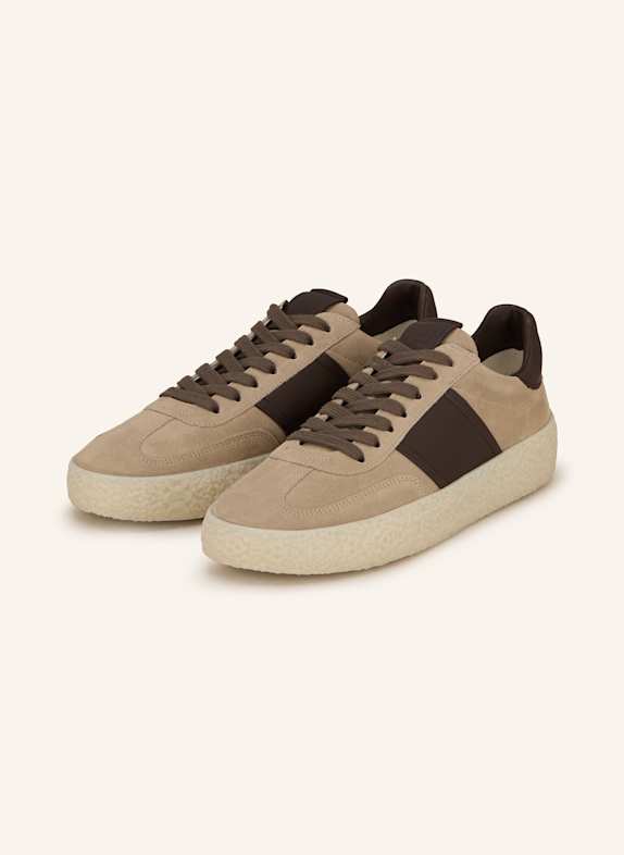 KENNEL & SCHMENGER Sneakersy PIT BEŻOWY/ CIEMNOBRĄZOWY