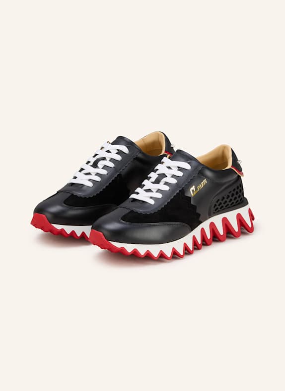 Christian Louboutin Sneaker LOUBISHARK SCHWARZ/ ROT