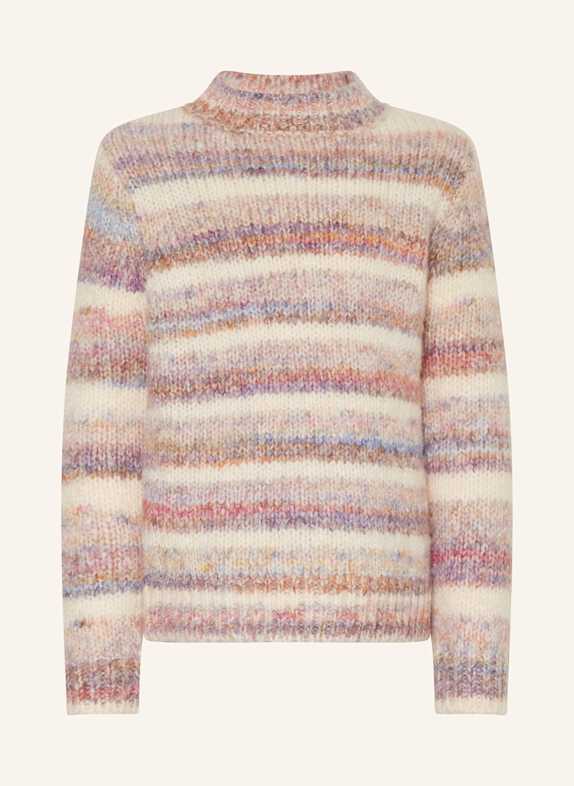 s.Oliver RED Pullover ECRU / LILA / ALTROSA