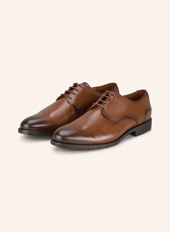 LLOYD Buty sznurowane EEZY 110 BRĄZOWY