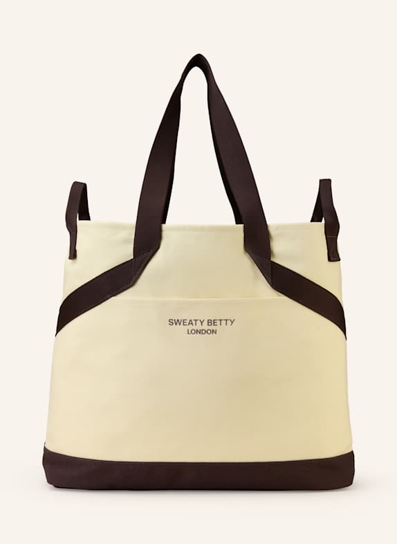 Sweaty Betty Torba sportowa JASNOŻÓŁTY/ CIEMNOBRĄZOWY