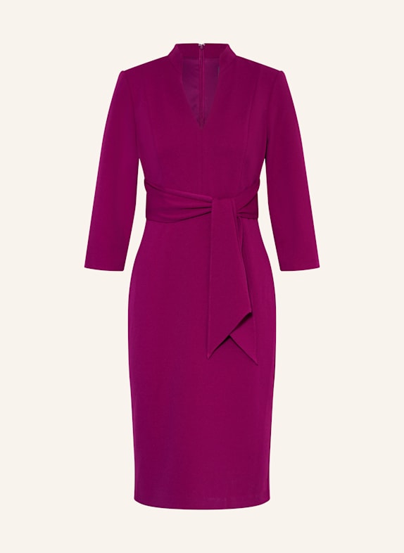 ADRIANNA PAPELL Kleid mit 3/4-Arm FUCHSIA