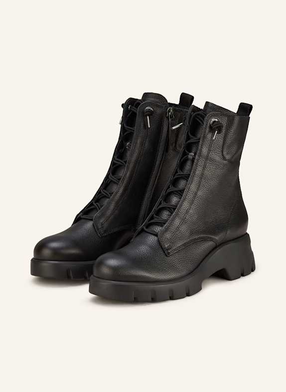 paul green Schnürboots SCHWARZ
