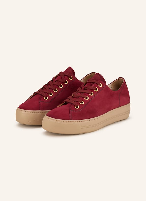 paul green Sneaker DUNKELROT
