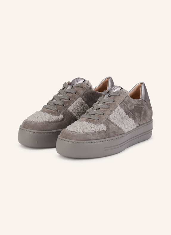 paul green Sneaker GRAU/ HELLGRAU