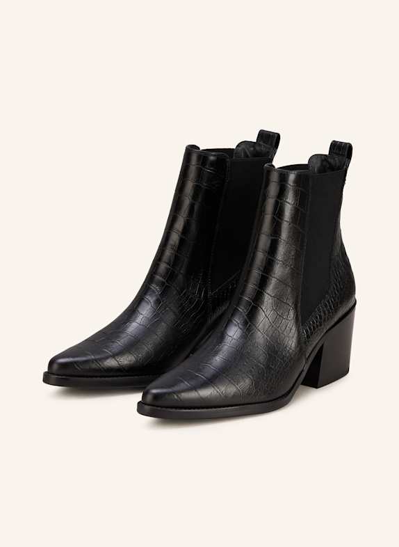 paul green Stiefeletten SCHWARZ