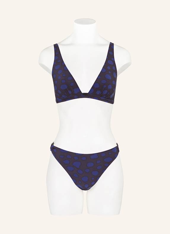 MARYAN MEHLHORN Bralette-bikinitop BLUE DOTS ZWART / BLAUW