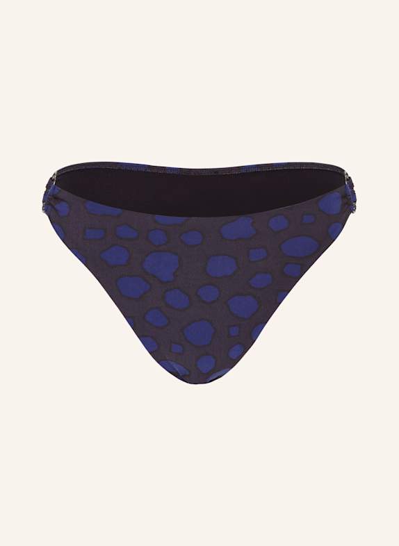 MARYAN MEHLHORN Basic-Bikini-Hose BLUE DOTS SCHWARZ / BLAU