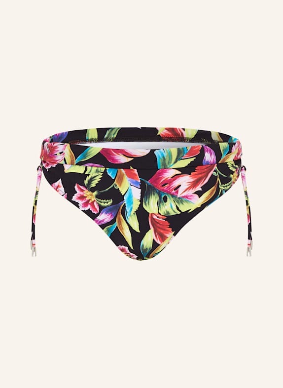 Lidea Basic bikini bottoms EXOTIC BLAZE BLACK/ YELLOW/ RED