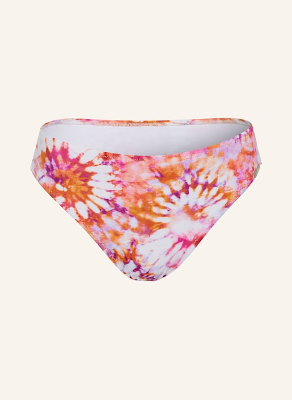 Lidea patterned shirt mcq shirt WHITE/ ORANGE/ FUCHSIA