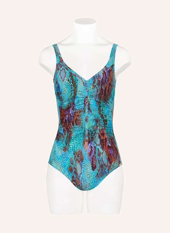 Charmline Shape-badpak AQUATIC REPTILE TURQUOISE / BRUIN / BLAUW