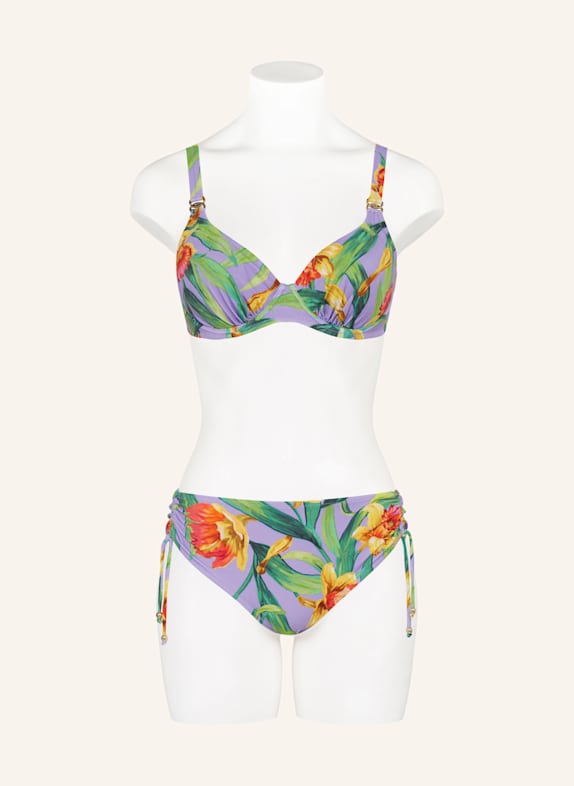Charmline Beugelbikini BOTANIQUE RADIANCE LICHTPAARS / GROEN / GEEL