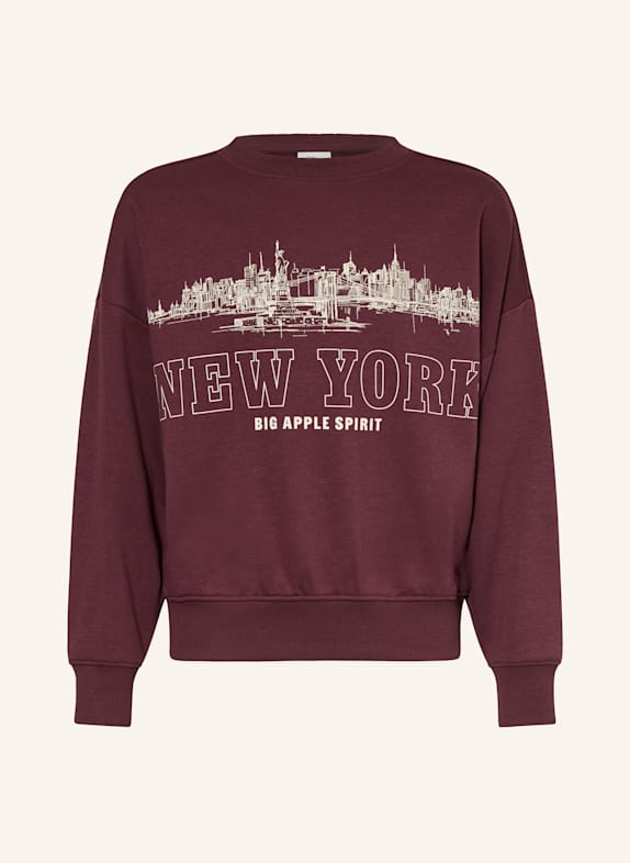 s.Oliver RED Mikina TMAVĚ FIALOVÁ