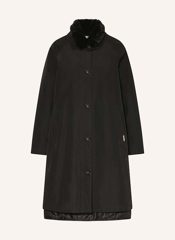 WOOLRICH 2-in-1-Mantel SCHWARZ