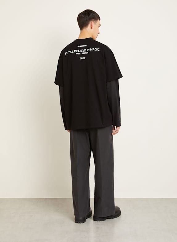 JIL SANDER Longsleeve ZWART