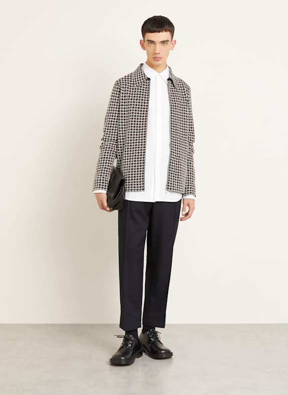JIL SANDER Overjas DONKERGRIJS