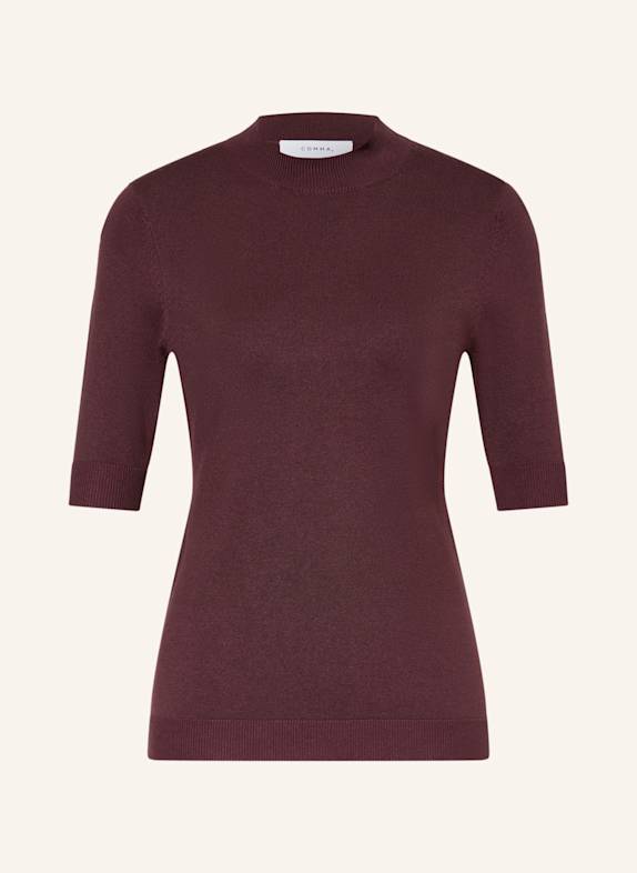 comma Strickshirt DUNKELLILA