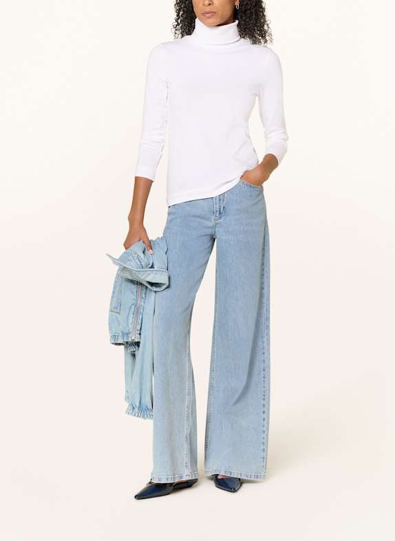 darling harbour Tricou cu guler rulat ALB