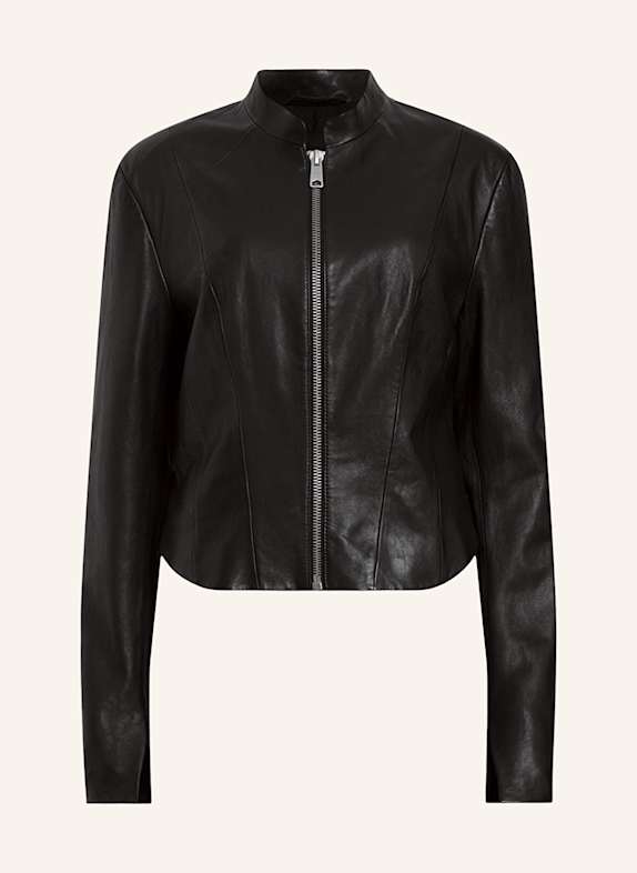ALLSAINTS Lederjacke SADLER SCHWARZ