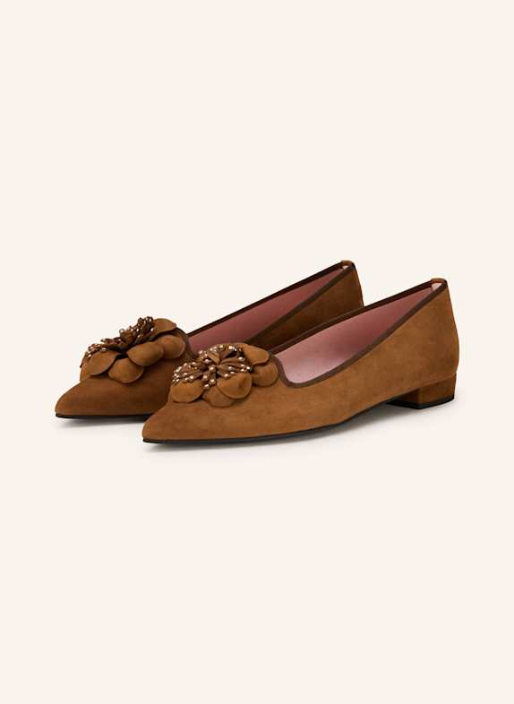 Pretty Ballerinas Ballet flats ANGELIS LIGHT BROWN