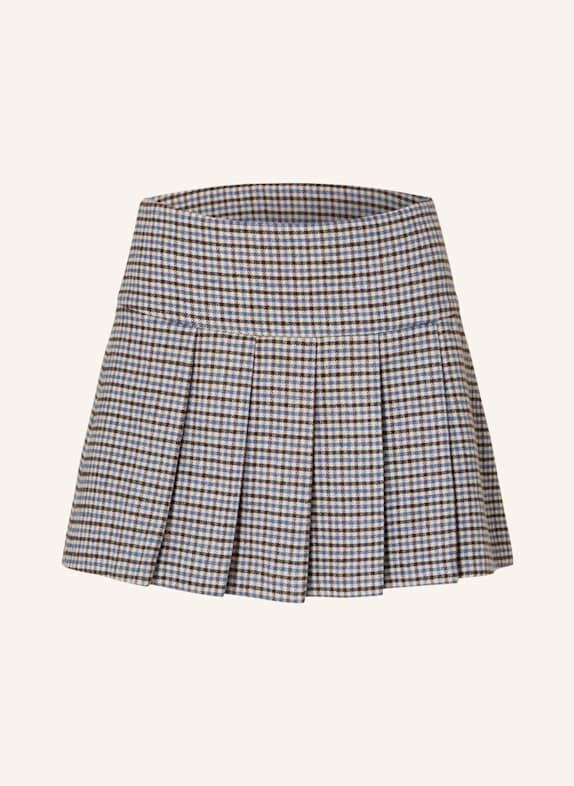 MAX & Co. Faltenrock CANTO BLAU / DUNKELBRAUN / ECRU