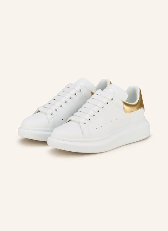 McQUEEN Sneaker WEISS/ GOLD